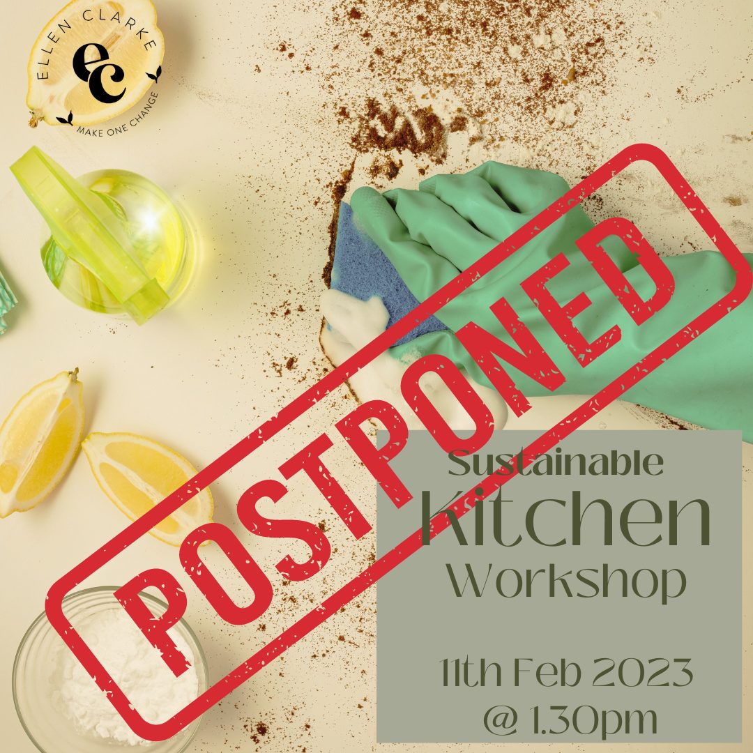 sustainable kitchen workshop postponed